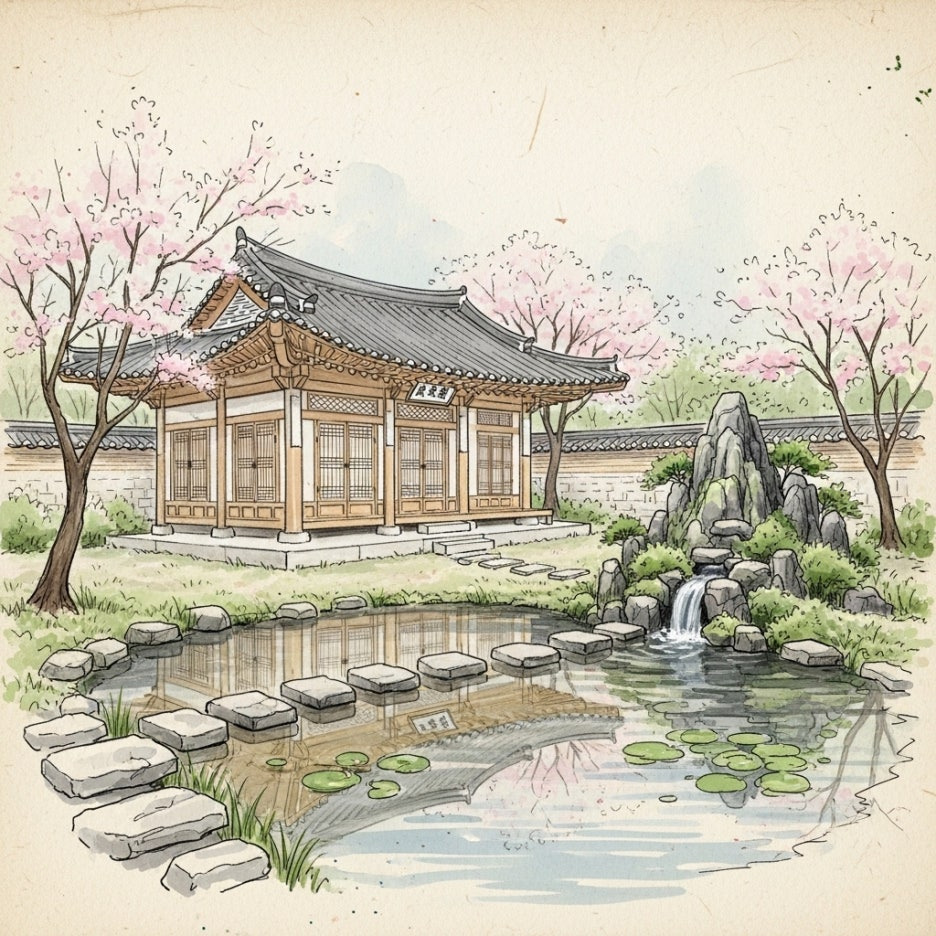 정약용의 흔적이 남은 다산초당과 연지석가산 풍경