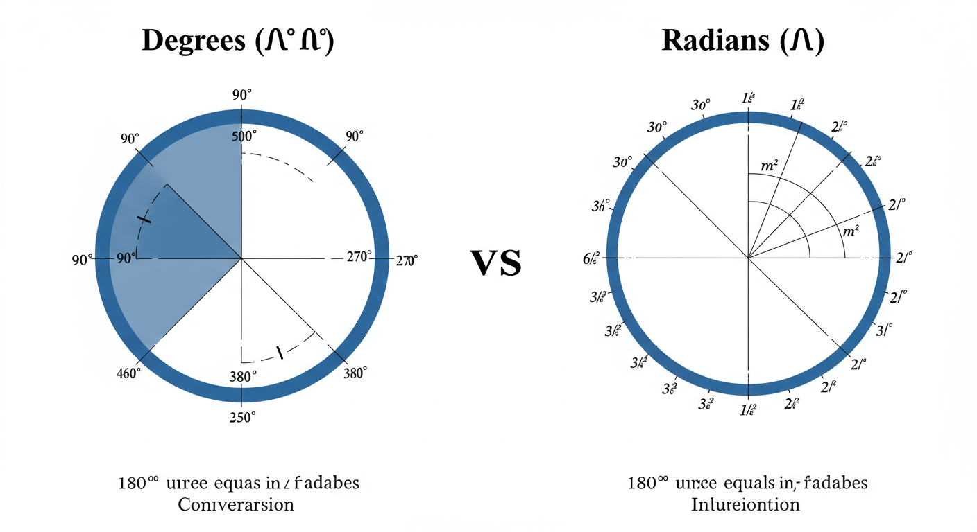 수학의 필수 개념! 육십분법과 호도법, 변환부터 활용까지 한 번에