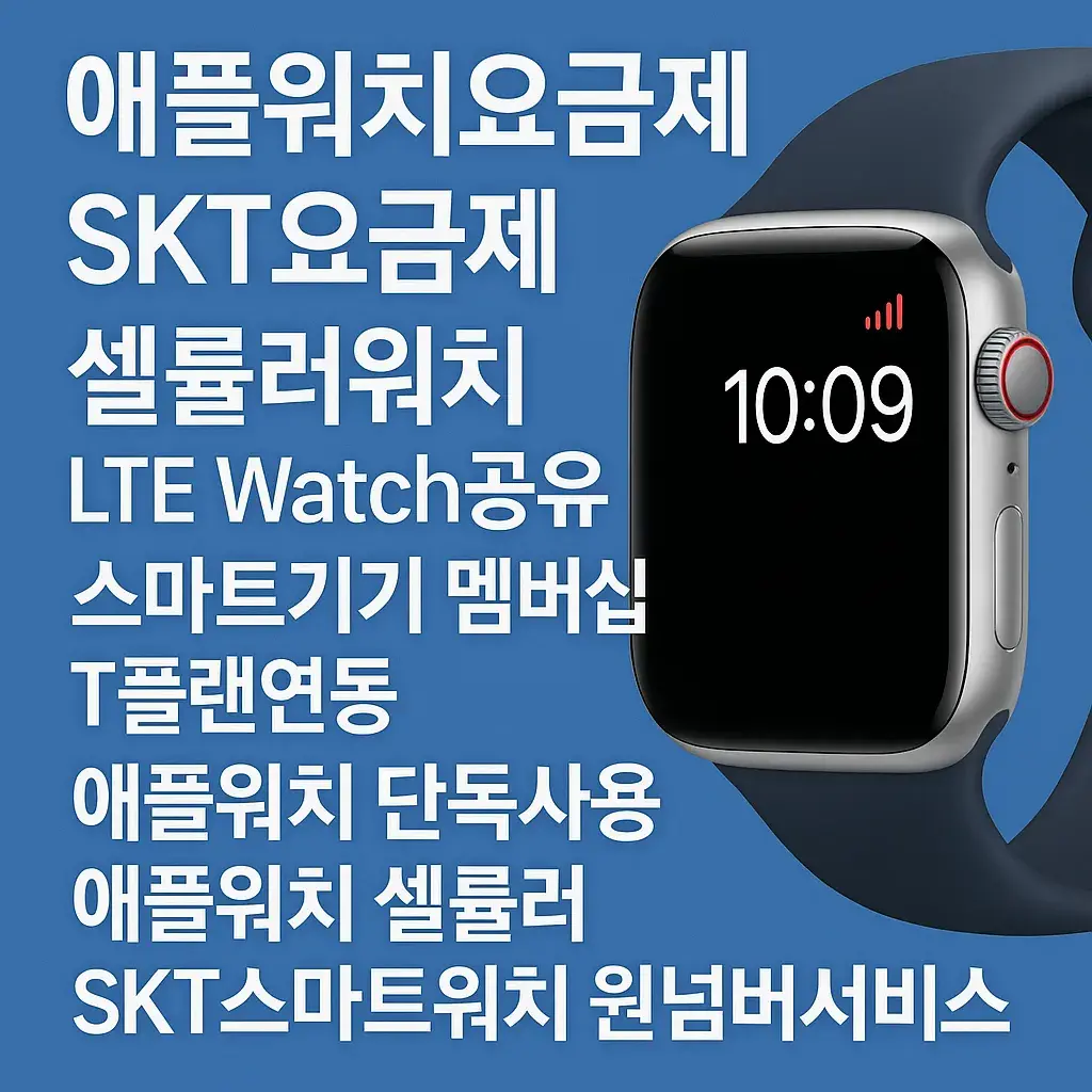 KT 애플워치 요금제 비교 및 추천! 원넘버부터 데이터 공유까지 완벽 정리