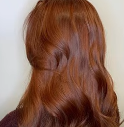 봄 웜톤 라이트 염색 시나몬 오렌지