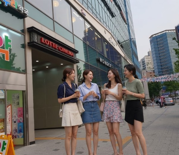 수유역 인근 맛집을 찾아 모인 사람들