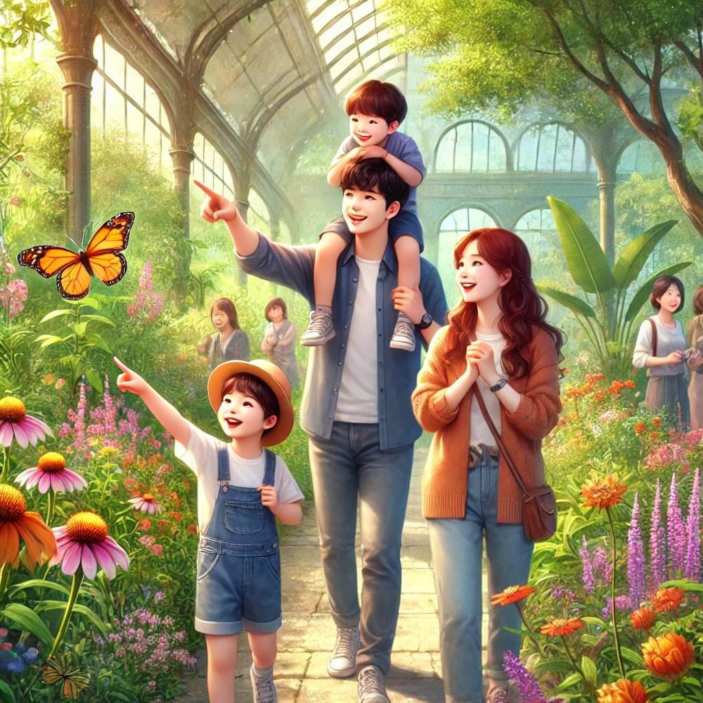 식물원 여행의 즐거움