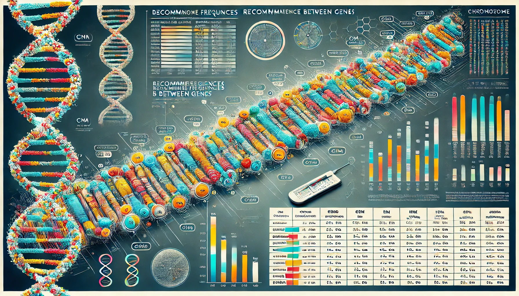 특정 유전자와 유전 질환을 연구하는 의료 과학자