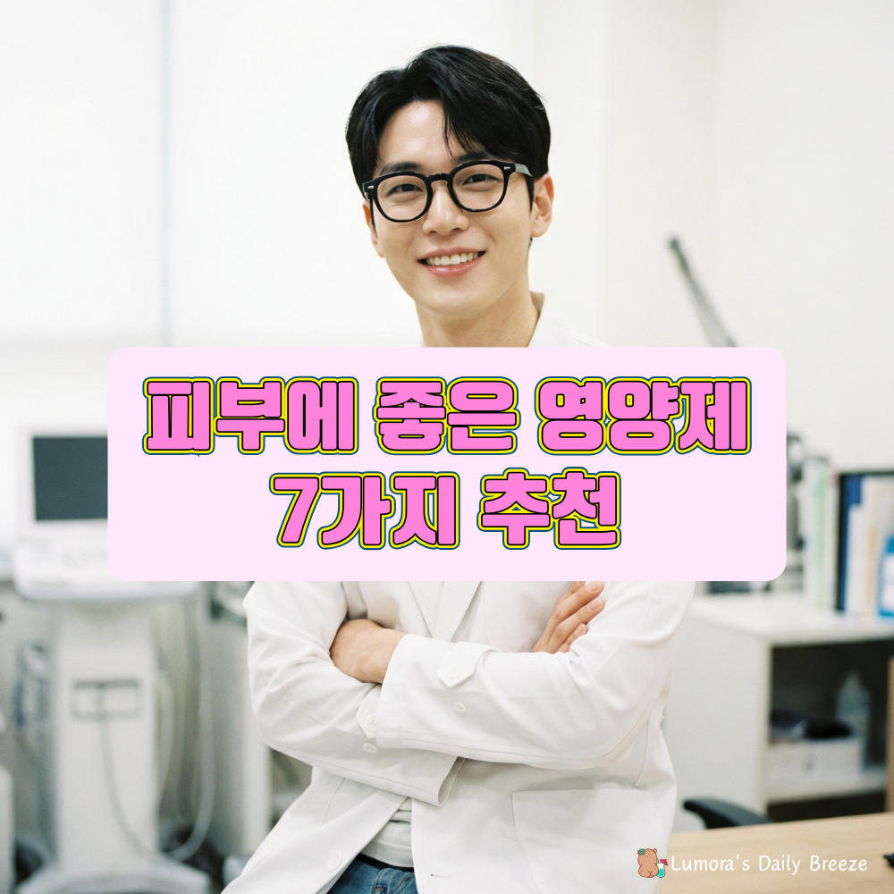 피부에 좋은 영양제 7가지 추천(미백, 항염, 노화, 복용 타이밍, 시너지, 주의사항)