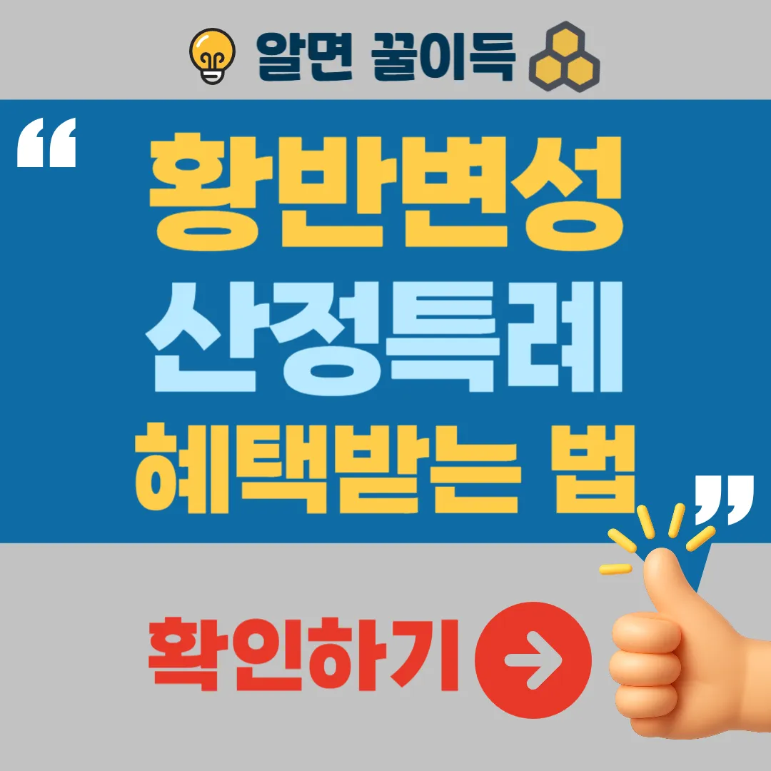 황반변성 장애등급 산정특례 혜택받기