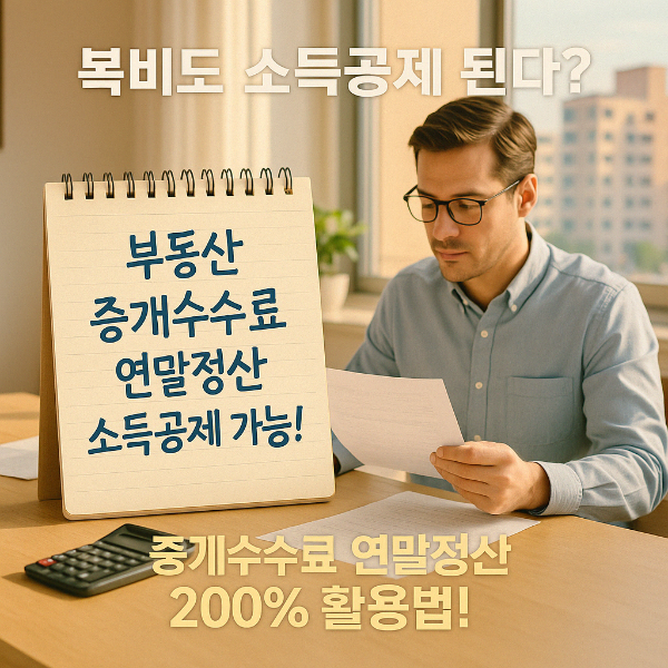 복비 연말정산 썸네일 이미지입니다.