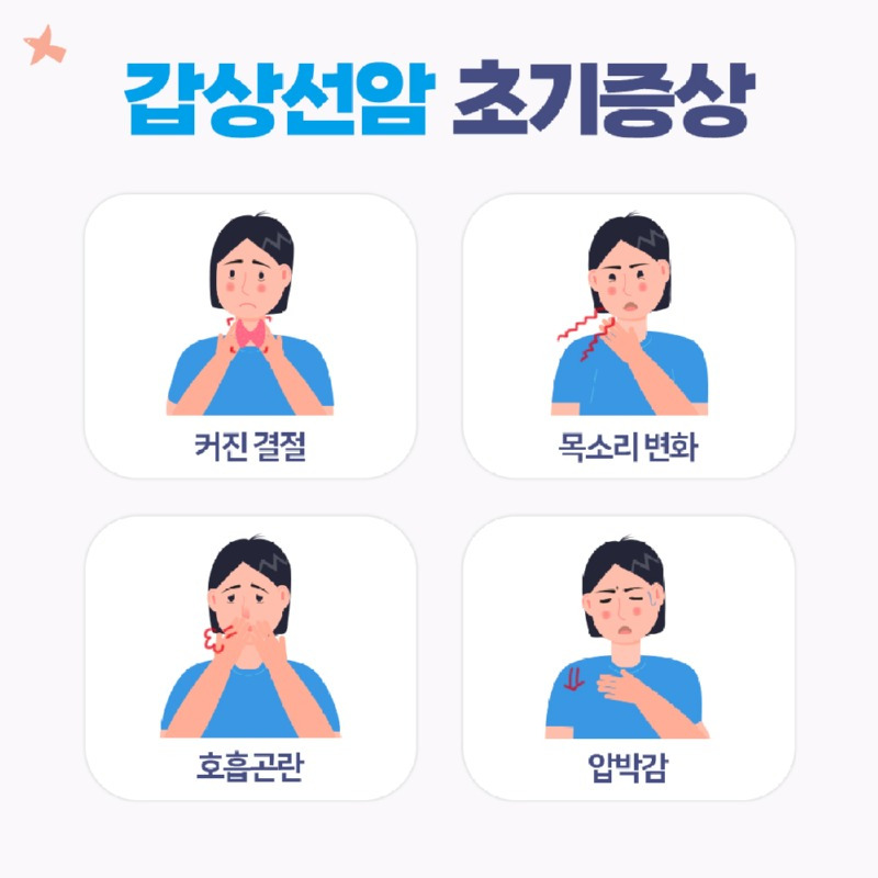 갑상선암 초기증상