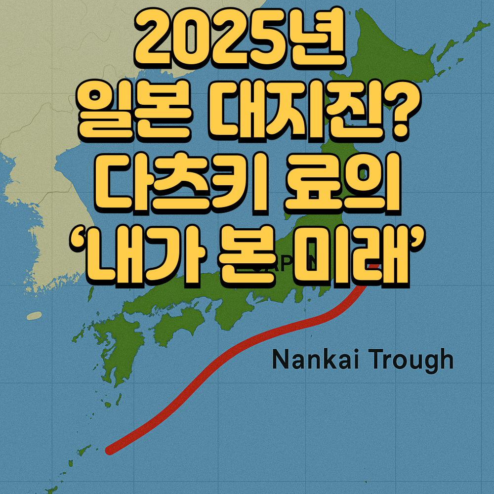 2025년 일본 대지진, 다츠키 료의 내가본 미래
