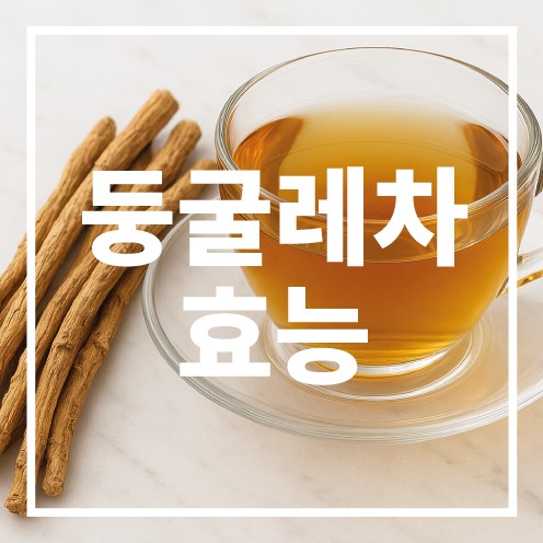 둥굴레차 효능