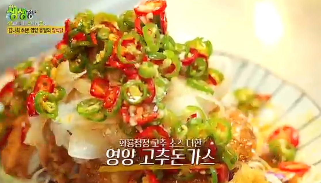 생생정보 2462회 영양 맛집, 김나희가 다녀간 달식당 영양고추돈까스 후기