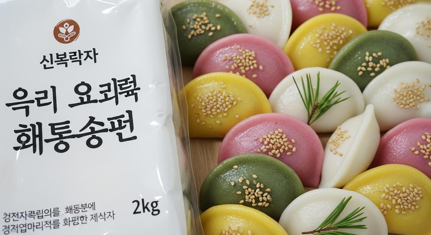 신복자명인우리떡 해동송편 2kg