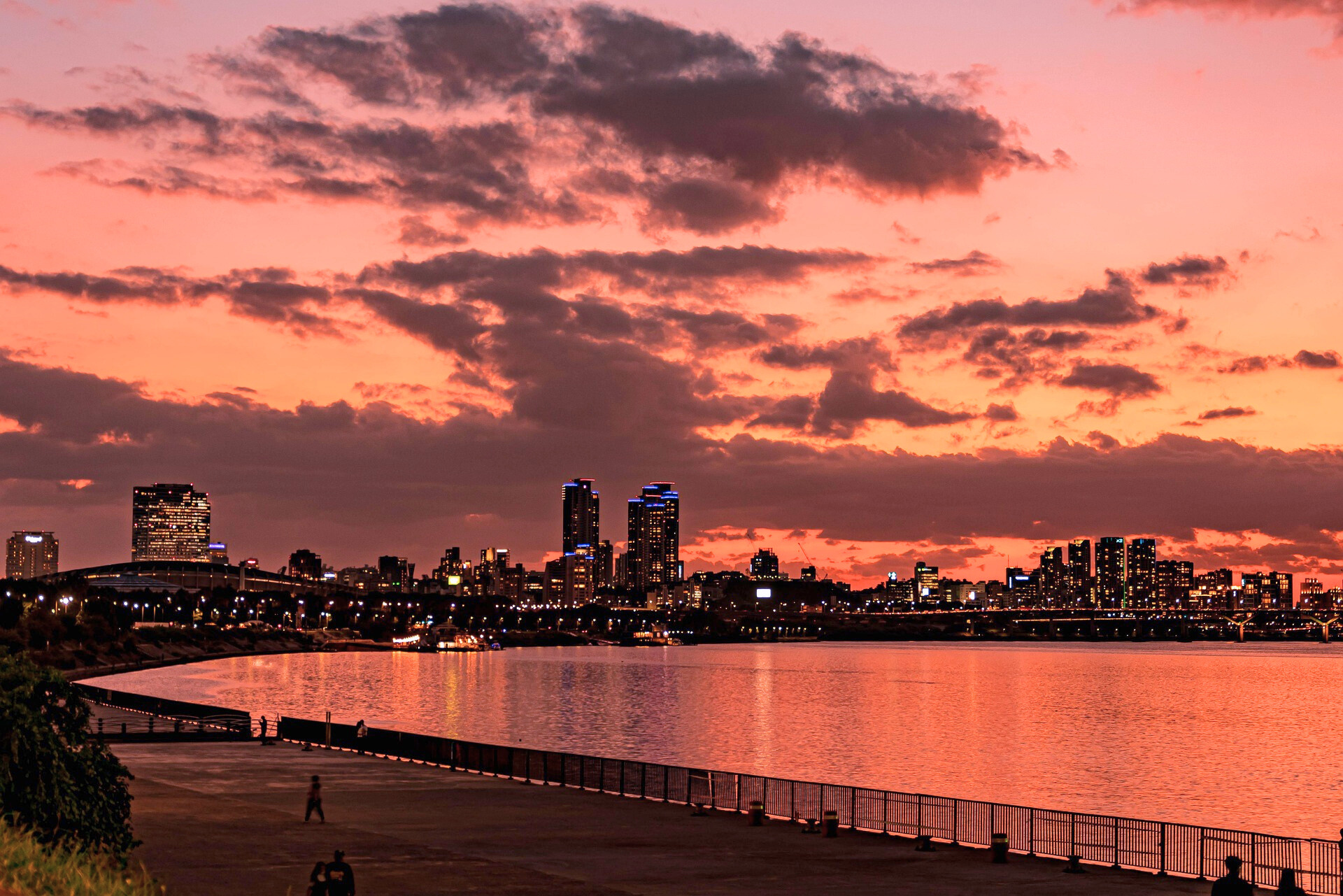 일몰 한강 관련 사진