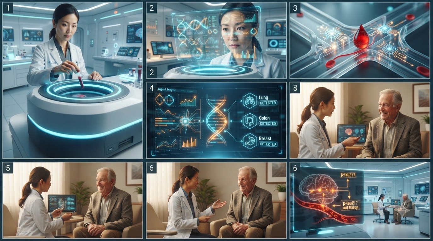2026년 미국 혈액검사 혁신기업 투자 포인트: AI 진단과 액체생검이 이끄는 정밀의료의 미래
