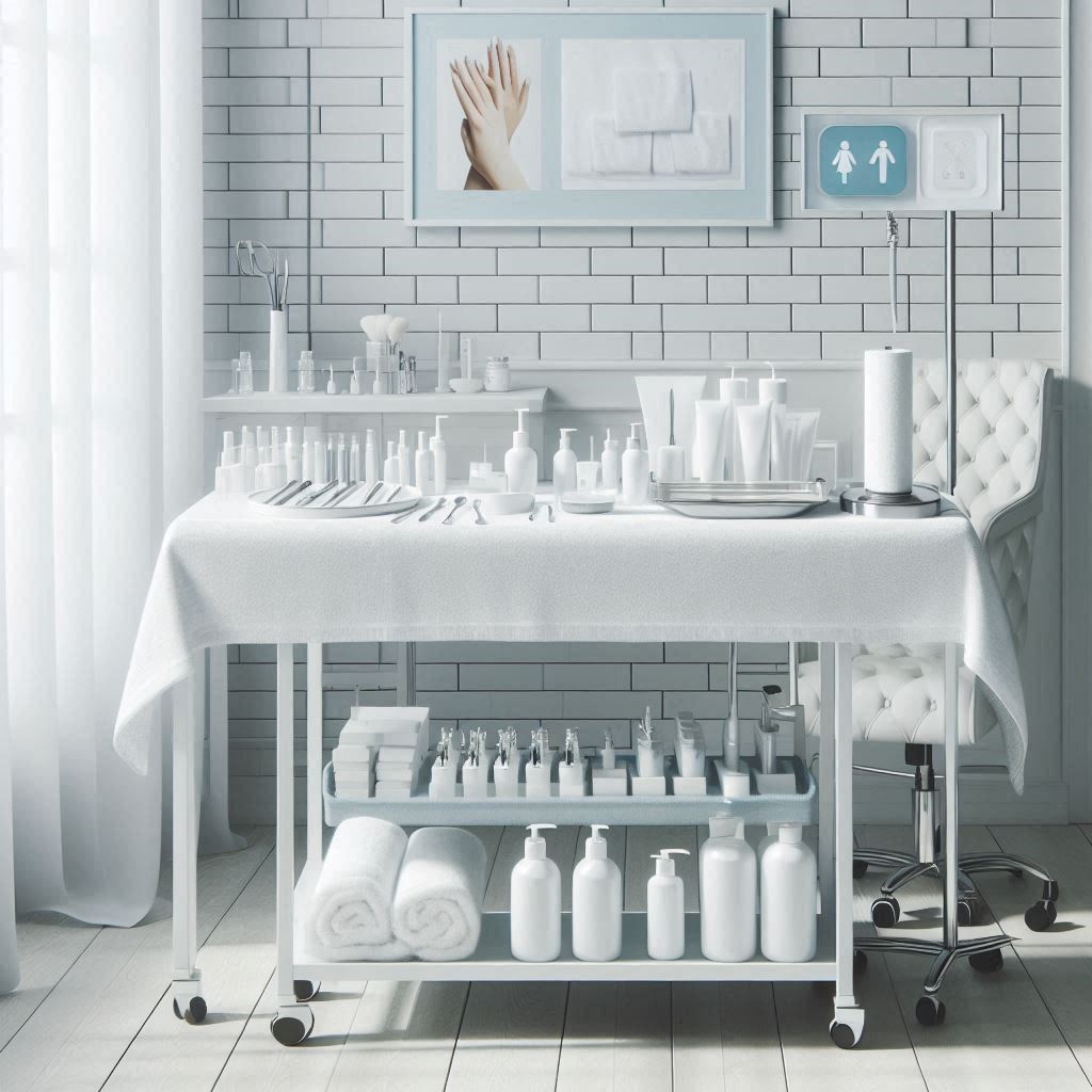 피부,체형관리 샵 배경