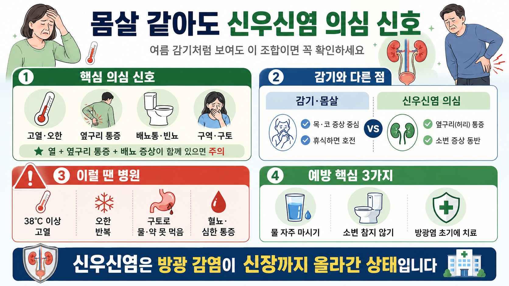 신우신염 예방과 치료, 소변 참는 습관이 위험한 이유
