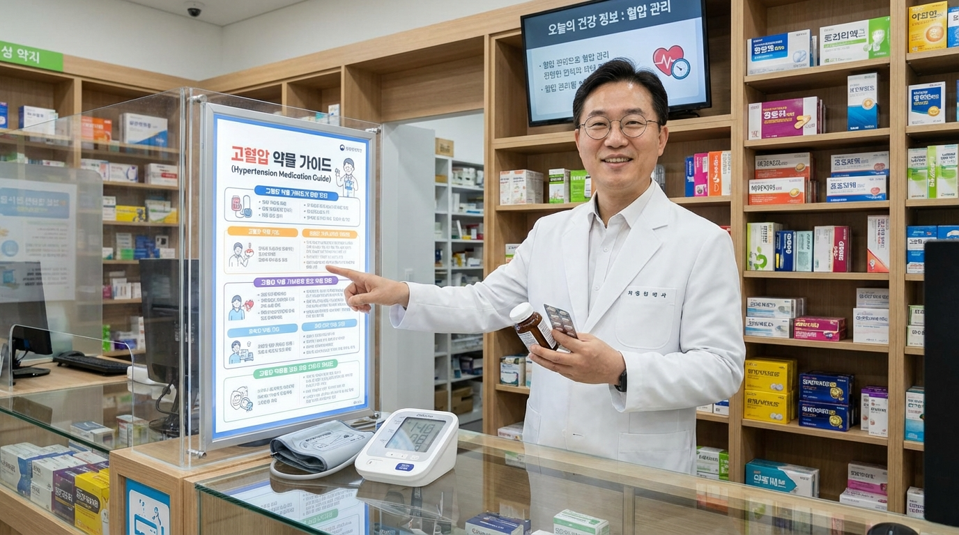 고혈압약 종류별 효과와 부작용 완벽 분석