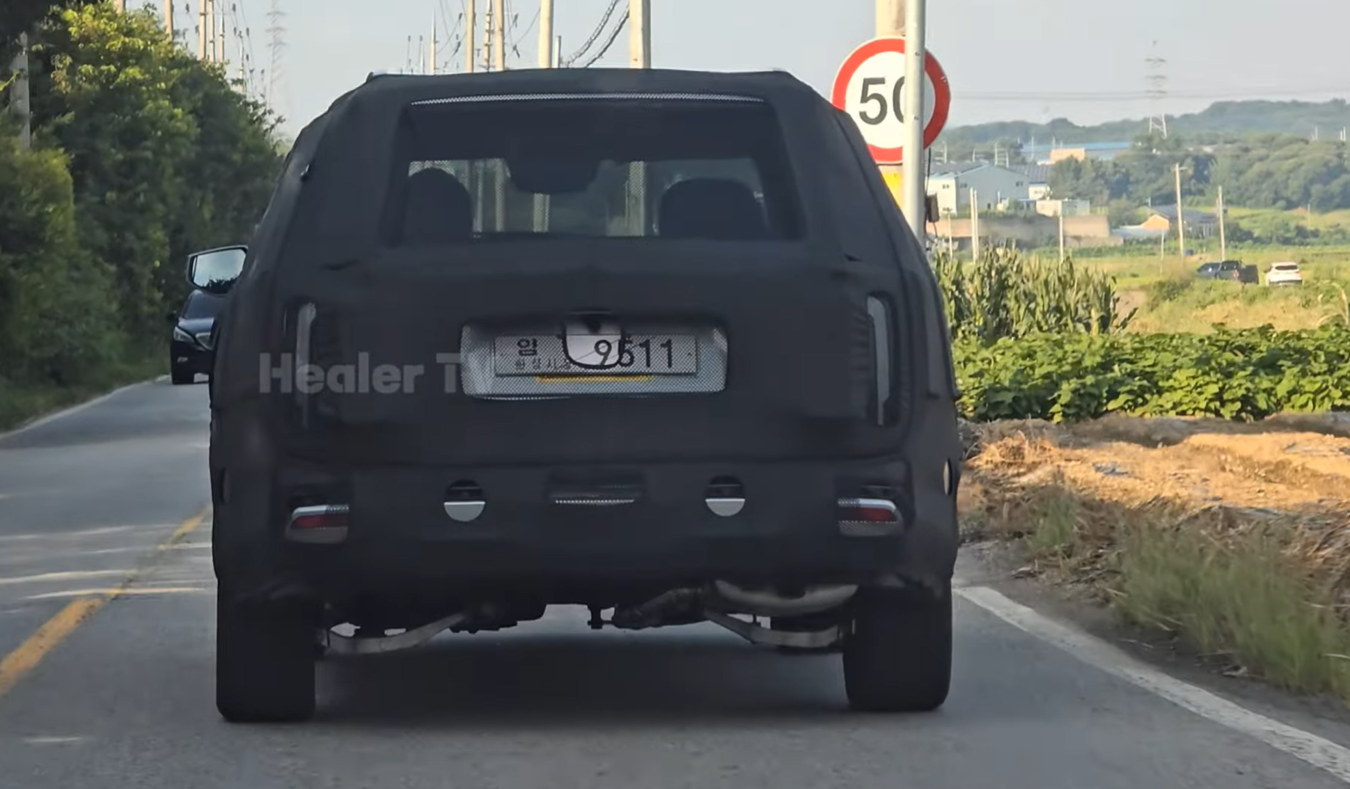 기아 텔루라이드 풀체인지 테스트카 스파이샷