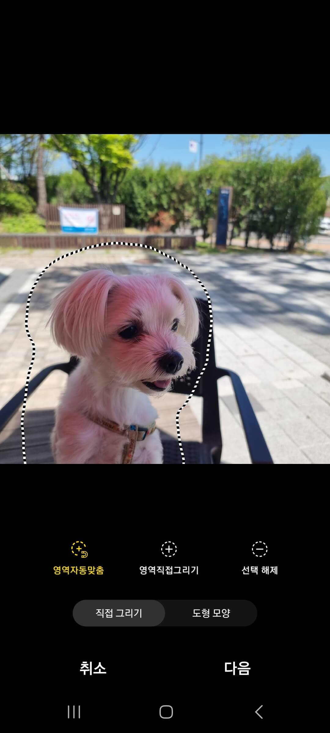누끼따기 예시