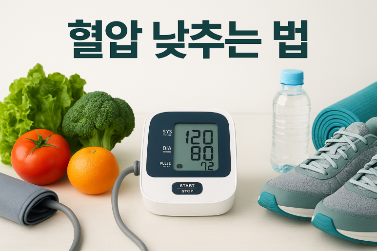 혈압 낮추는 낮추는 법