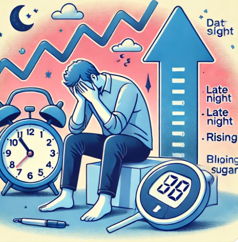 스트레스 & 수면 부족이 혈당에 미치는 영향