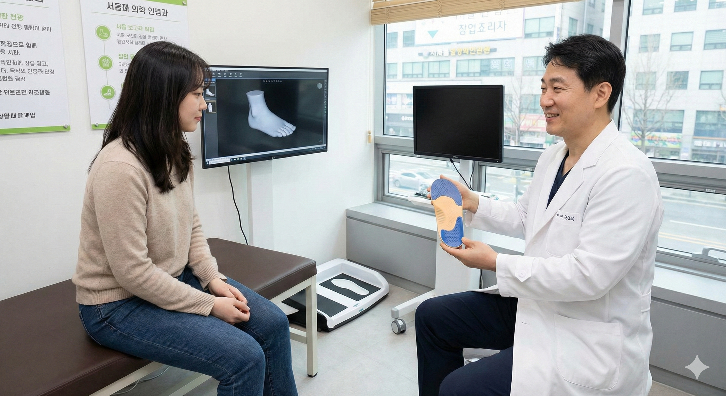 발3D 스캔 맞춤깔창