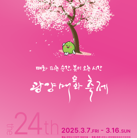 2025 광양매화축제 총정리1