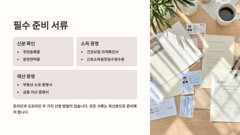 필수 준비 서류