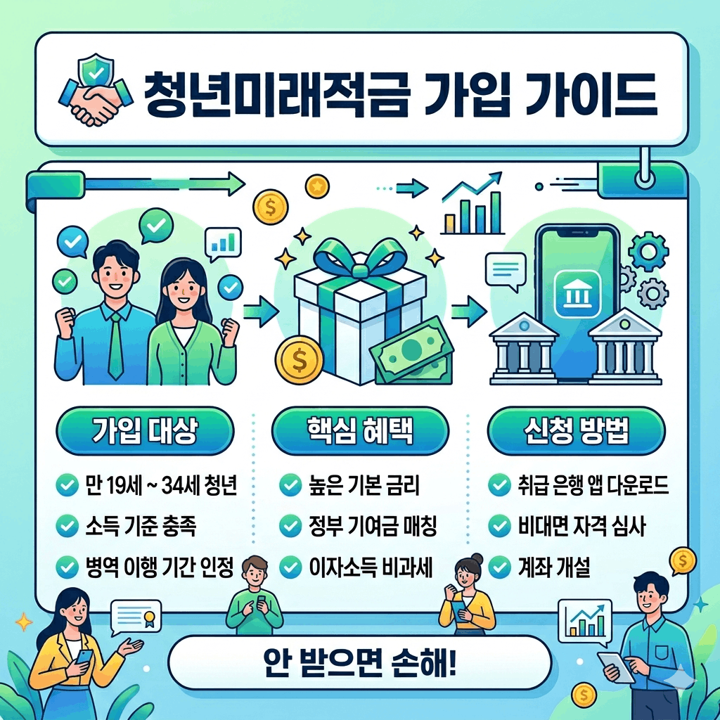 2026 청년미래적금 조건, 신청 방법