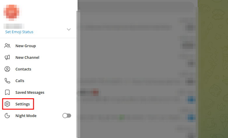 텔레그램 로그아웃