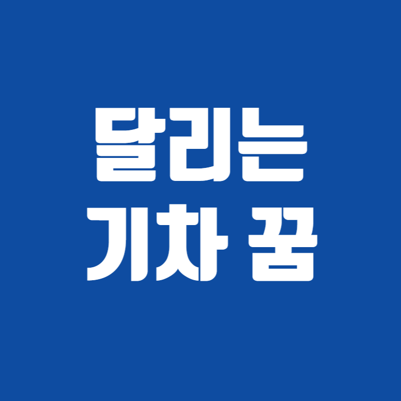 달리는 기차 꿈