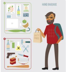 비행기 탑승 시 금지물품