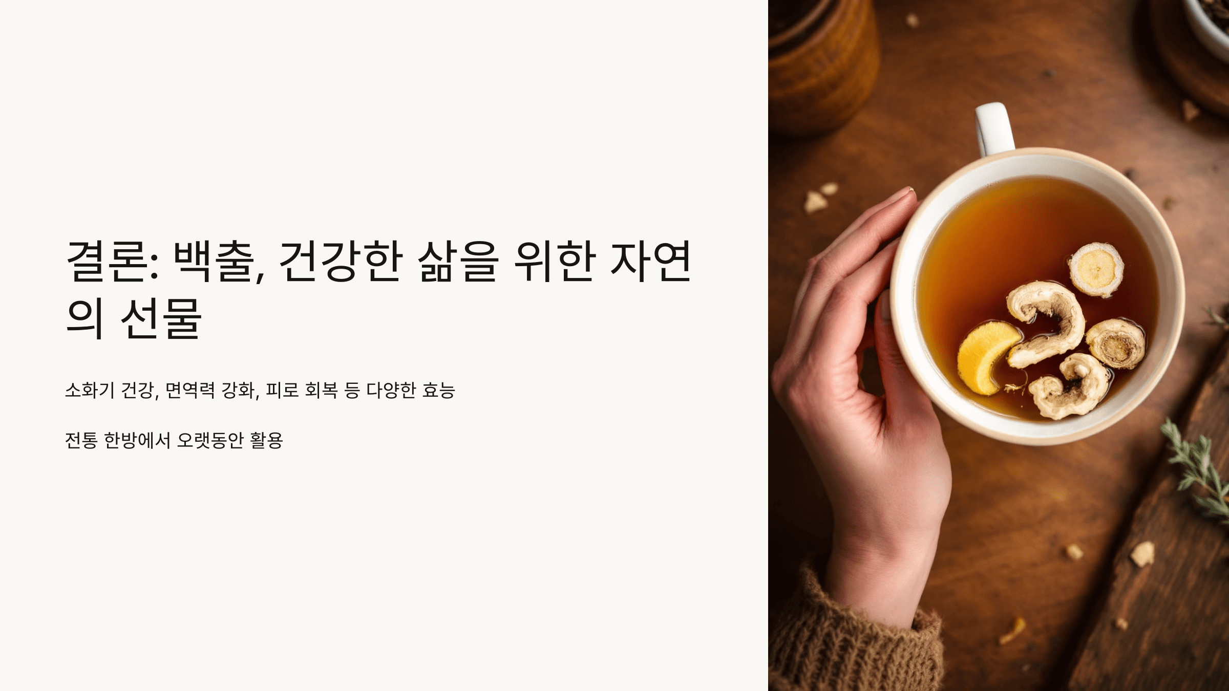 백출과 관련된 사진입니다.