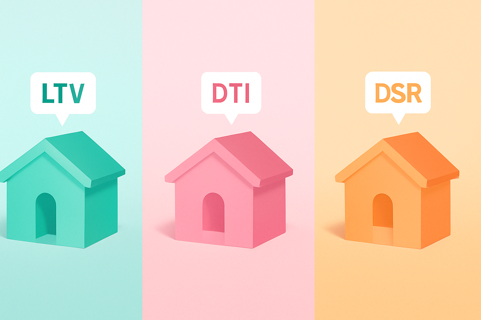 LTV, DTI, DSR 대출 규제 한 번에 이해하기