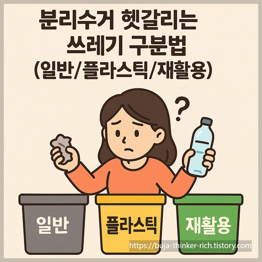 분리수거 헷갈리는 쓰레기 구분법
