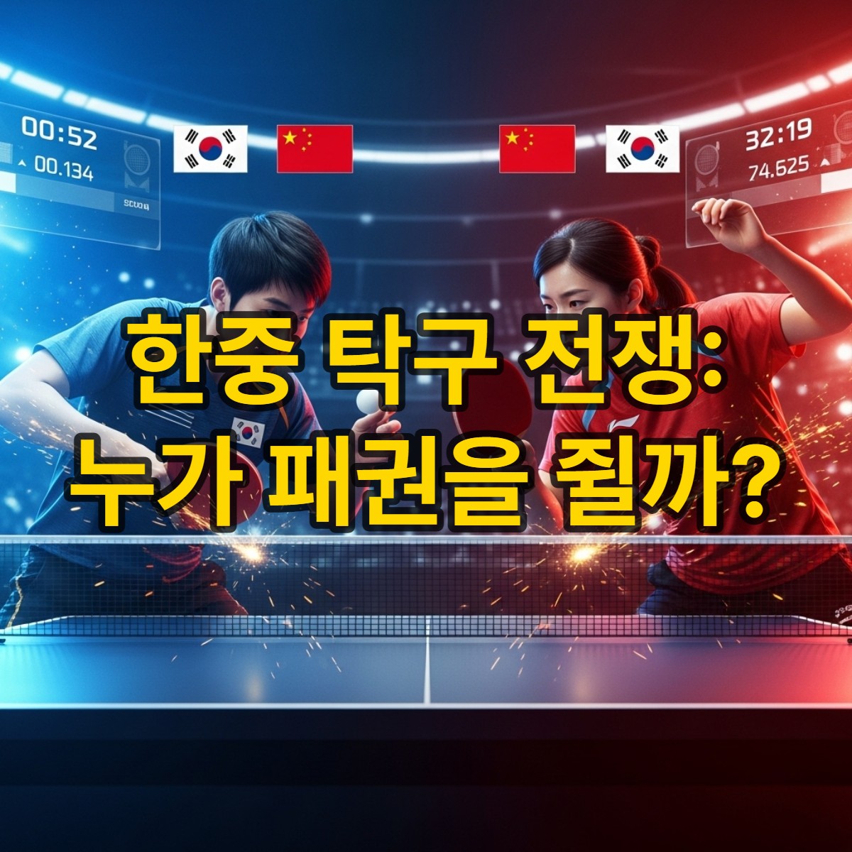 한중 탁구 전쟁: 누가 패권을 쥘 것인가? 숨겨진 전략 분석