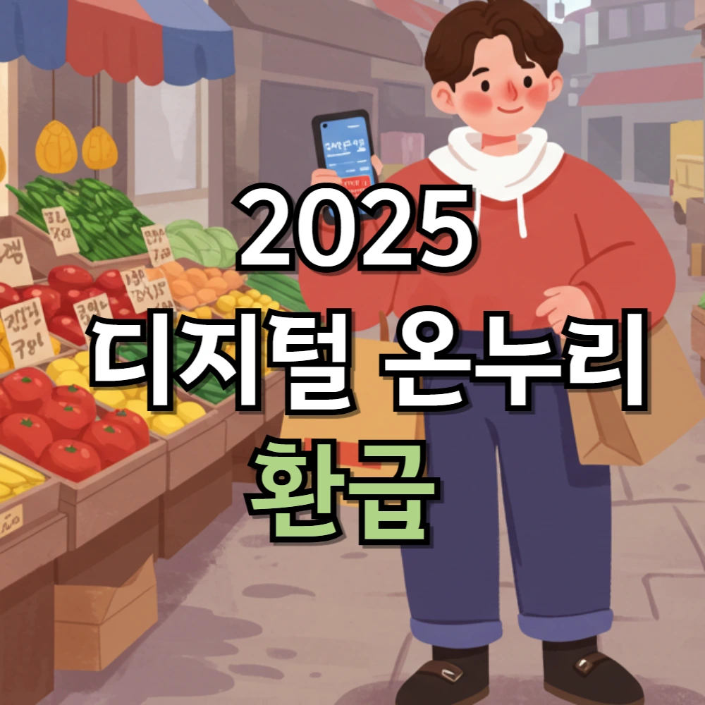 2025년 디지털 온누리 환급