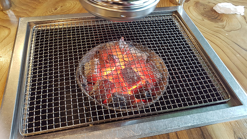 숯불