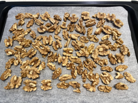 호두 전처리 - 오븐에 굽기