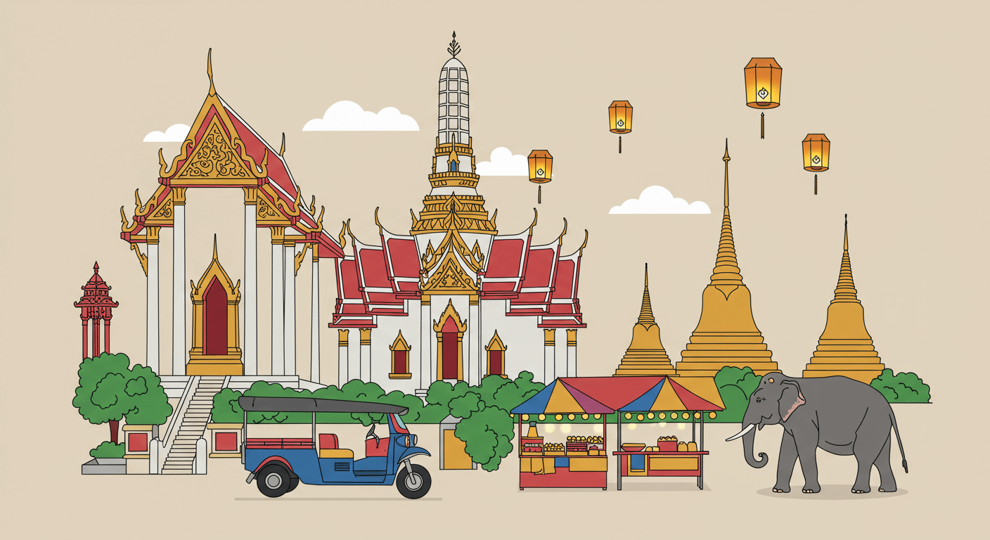 태국 - 방콕과 치앙마이의 인기 재점화