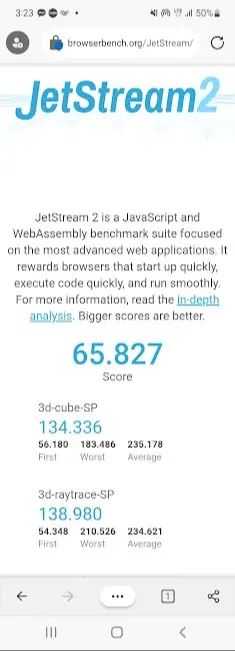안드로이드 웹브라우저 성능 비교 사진5