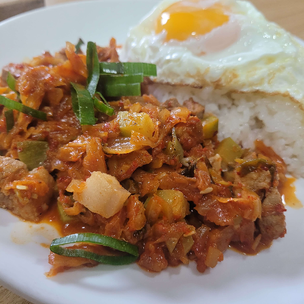 돼지고기 김치찌개 완성