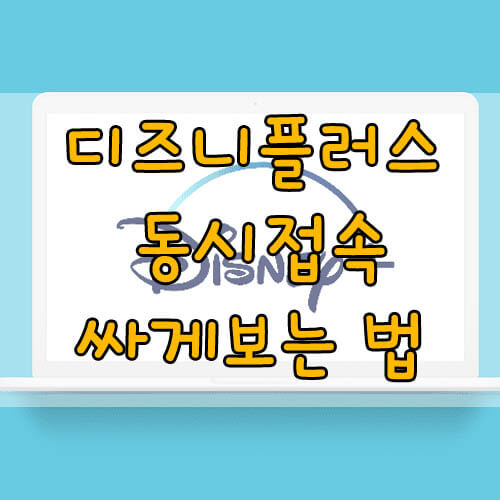디즈니플러스 동시접속, 넷플릭스, 디즈니플러스 싸게 보는 법 총정리!