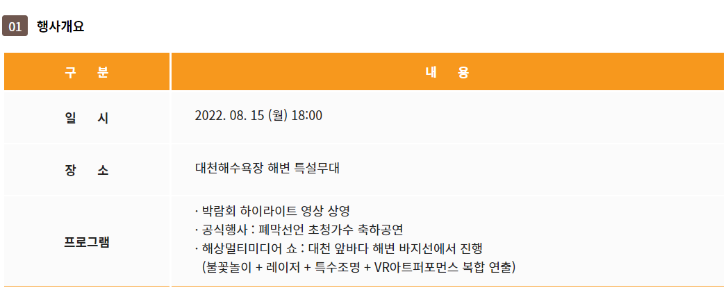 22년 보령머드 축제