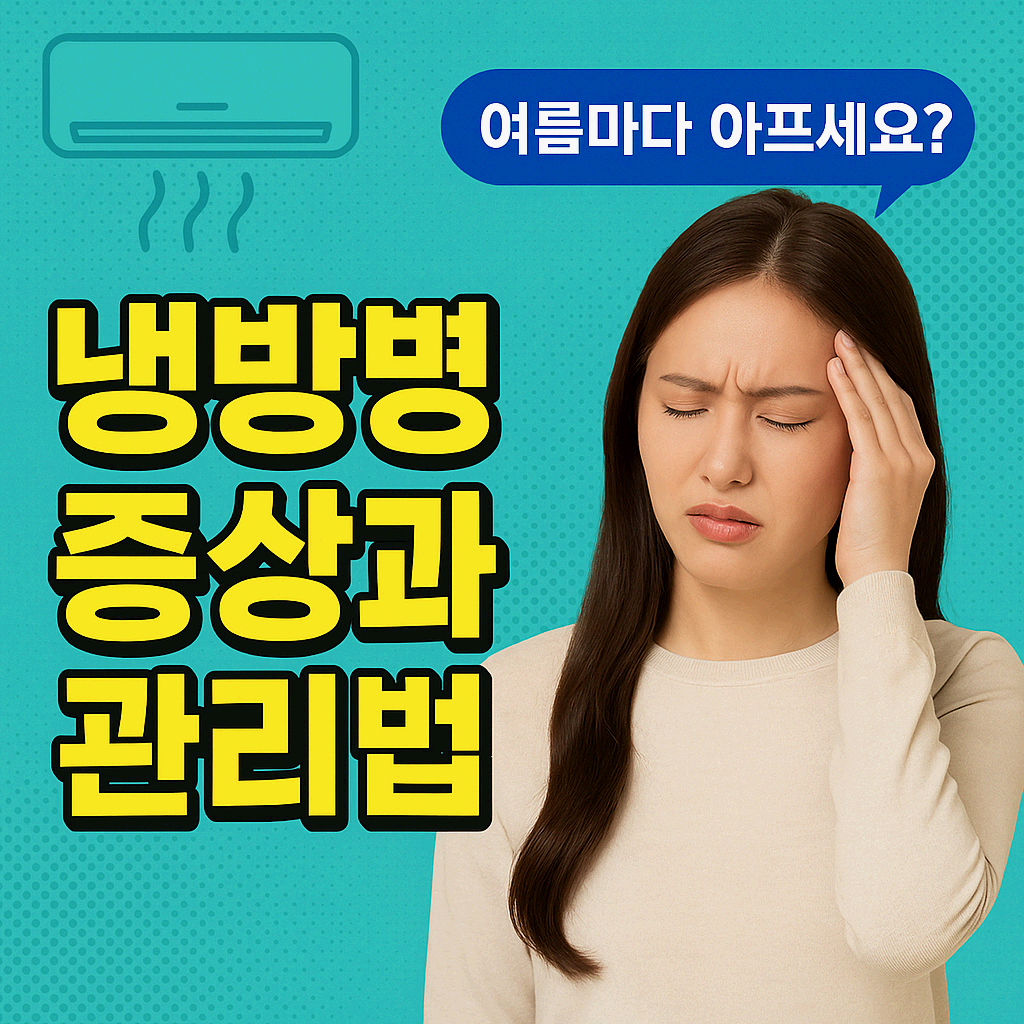냉방병 관리법
