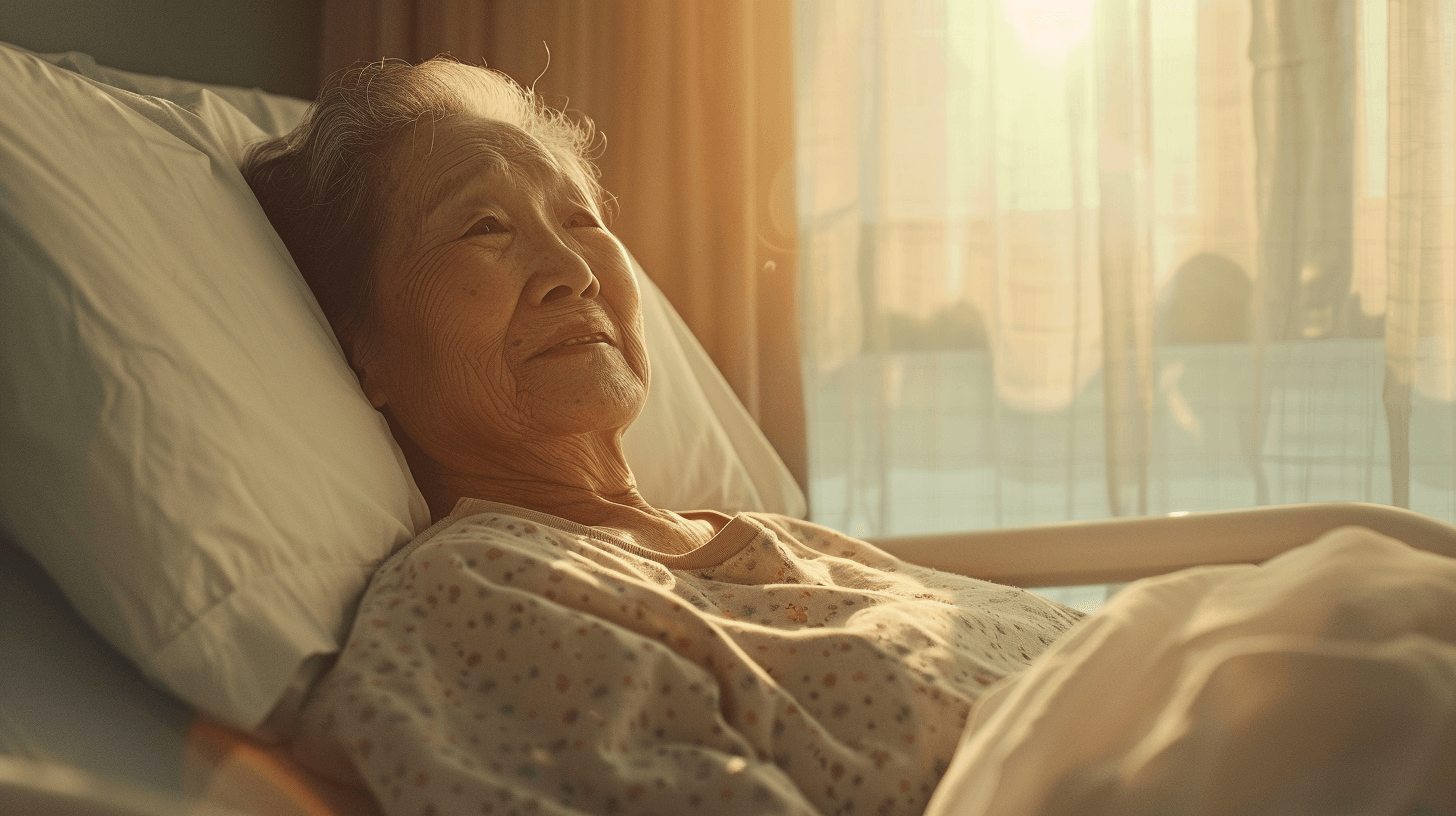 노인이-누워있는-모습