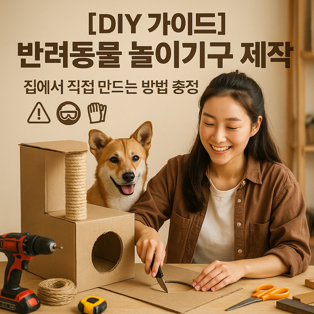 [DIY 가이드] 반려동물 놀이기구 제작 ｜ 집에서 직접 만드는 방법 총정리