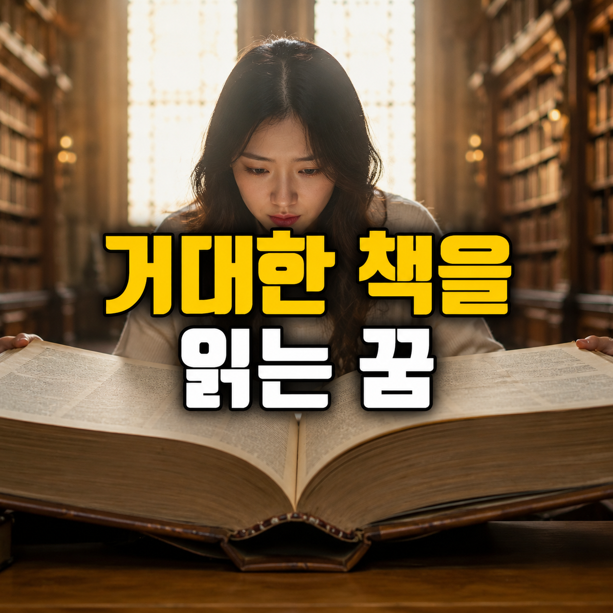 거대한 책을 읽는 꿈