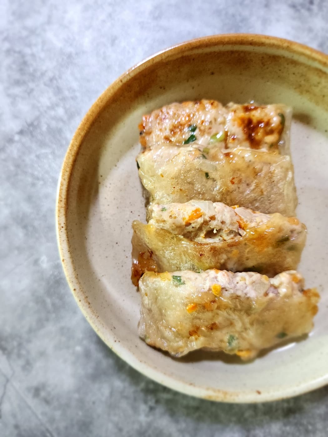 라이스페이퍼사각고기만두간단요리