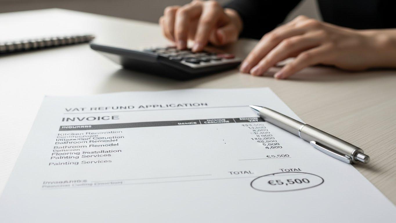 인테리어공사 부가세 환급