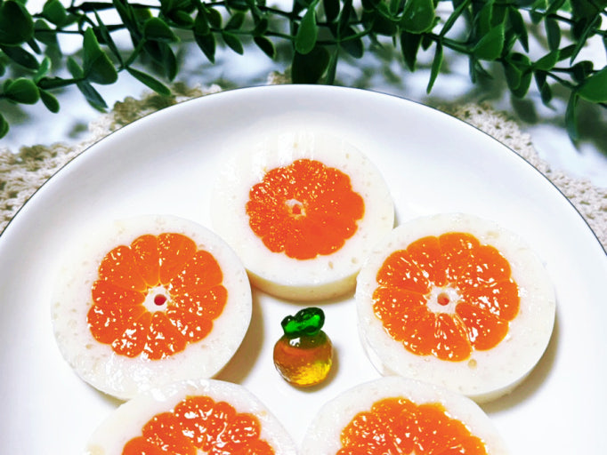 우유 귤양갱 귤푸딩